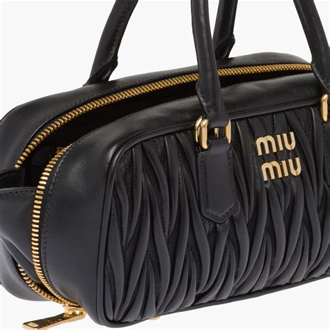 matelasse miu miu bag|Black Matelassé Nappa Leather Bag .